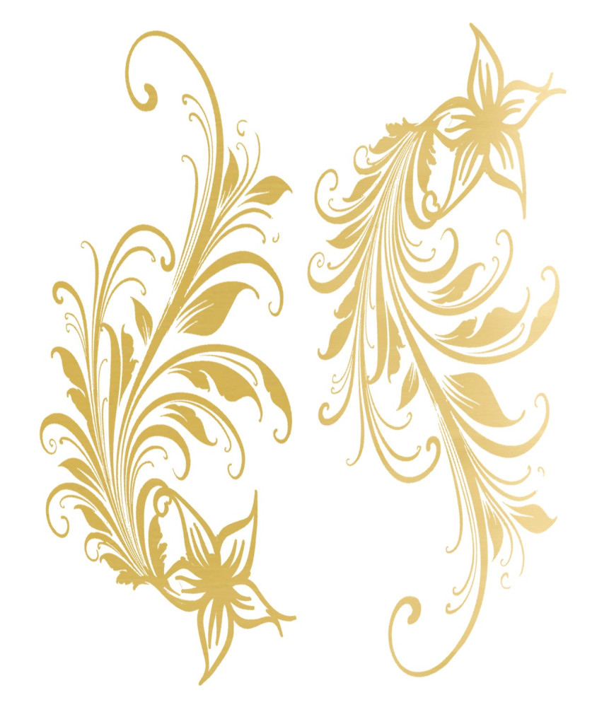Tatouage éphémère - Effet or  - TAGold 5